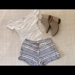 Artisan NY stripped shorts